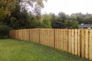 Wooden fence in Pensacola FL