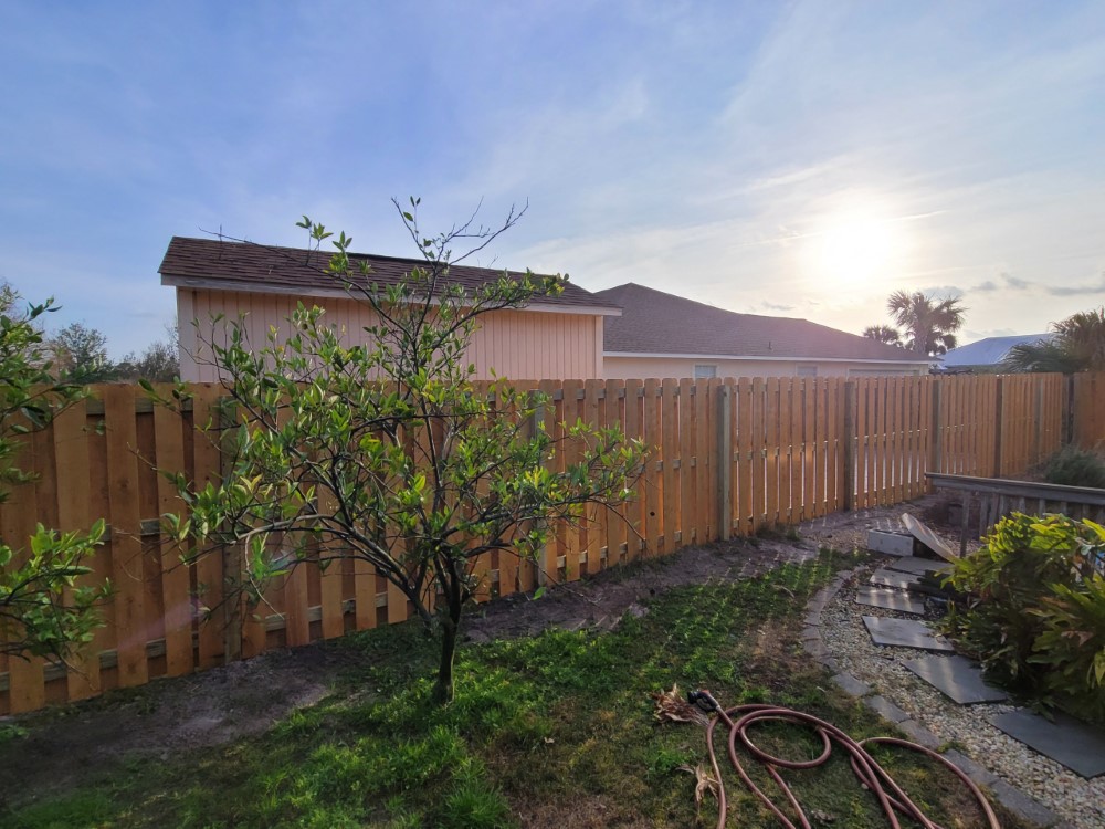 Beautiful Shadow Box Fence