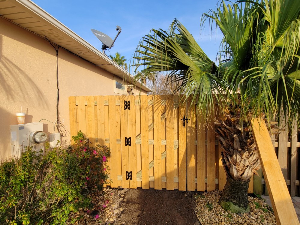 Beautiful Shadow Box Fence
