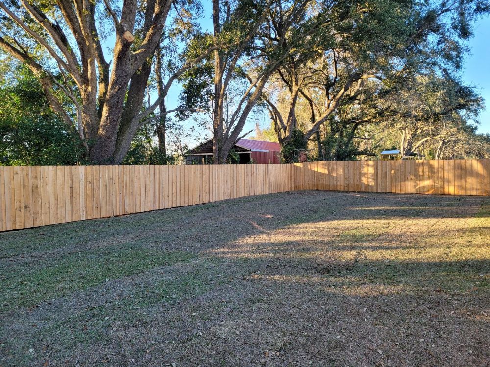 Board on Board Fence in Pace, FL