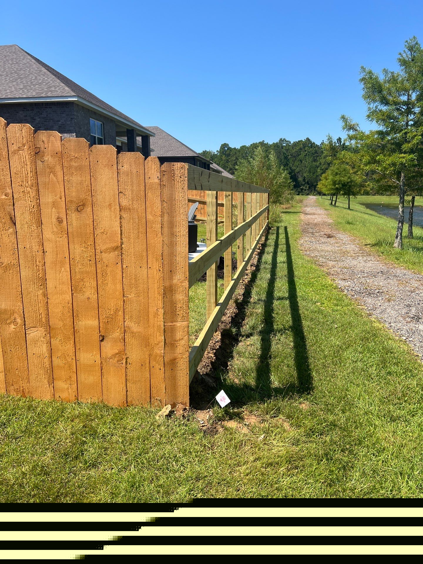Wodden Fence Installation – Pensacola