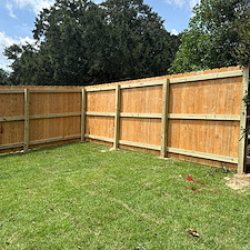 6' foot Wood Privacy in Cantonment, FL 1