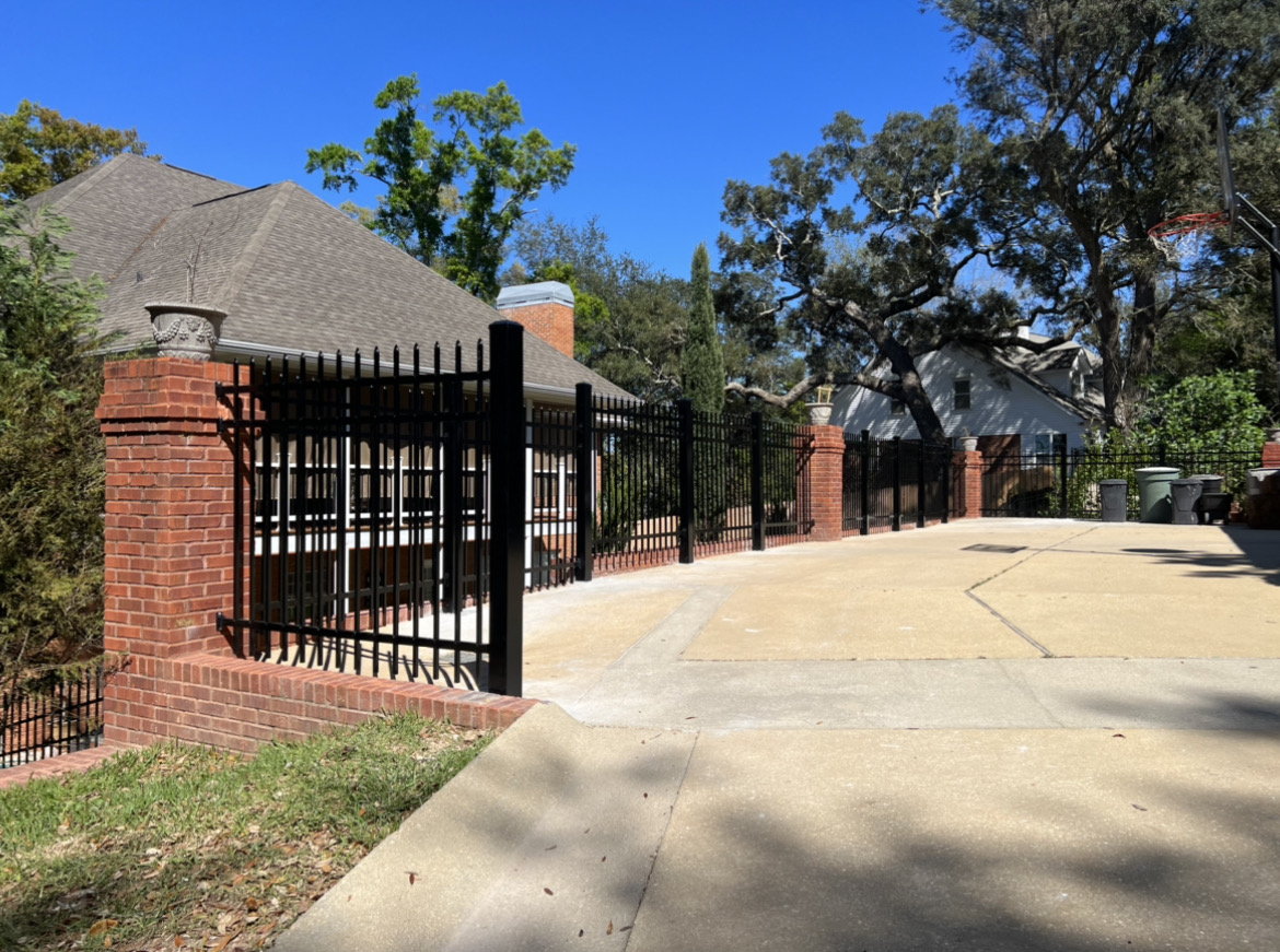 Ornamental Aluminum Fencing in Pensacola, FL Installation
