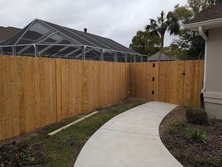 Backyard Upgrade: Custom 6ft Wood Privacy Fence in Pensacola
