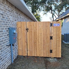Board on Board Fence in Pace, FL 1