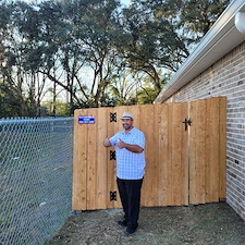 Board on Board Fence in Pace, FL 3