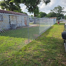 Clean Chain Link Fence with Roller Gate – Pensacola, FL 3