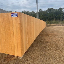 Custom Wood Privacy Fence for a First-Time Installation 0