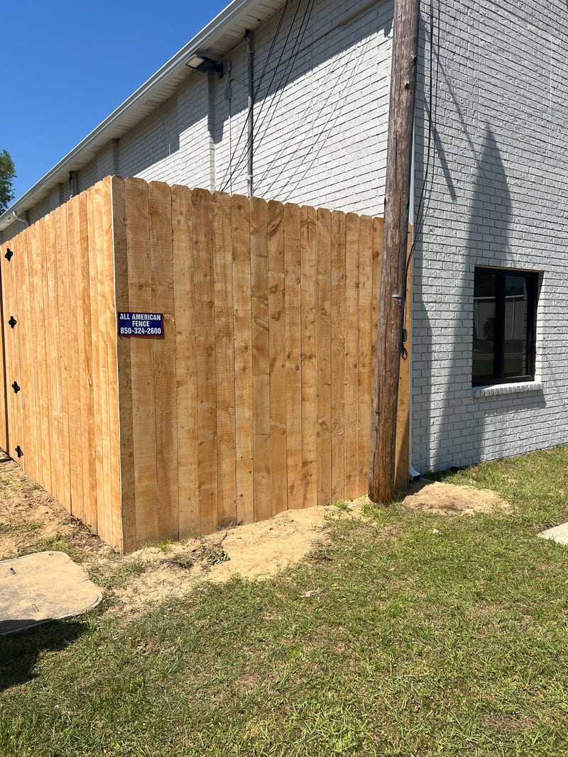 Dual-Style Security Fence Installation – Palafox, Pensacola