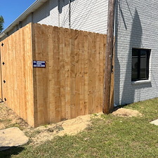 Dual-Style Security Fence Installation – Palafox, Pensacola 0