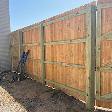 Dual-Style Security Fence Installation – Palafox, Pensacola 1