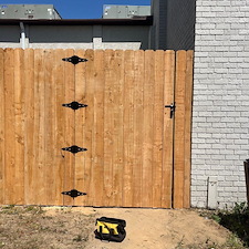 Dual-Style Security Fence Installation – Palafox, Pensacola 4