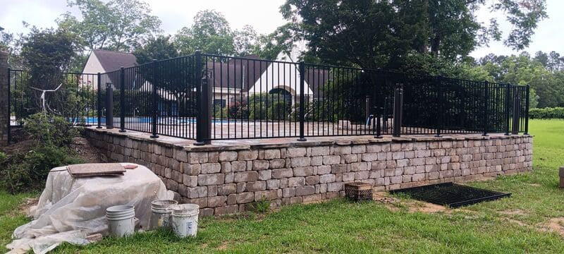 This Pool Enclosure Was Designed to Provide Safety Without Taking Away From the Beauty of the Property