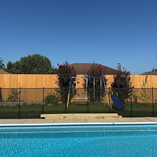 7ft Wood Privacy Fence Installed in Pace, FL 2