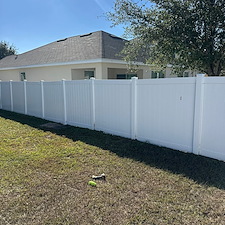 Vinyl Fence Installation by All American Fence in Florida 6